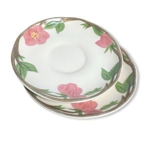 Franciscan Desert Rose – Vintage Saucers 2-pc.  – US